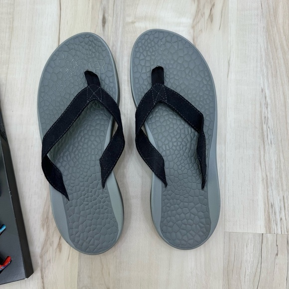 Chaco Flip Flops Reversiflip Black with interchangeable straps Sz women’s 9 - Picture 2 of 5